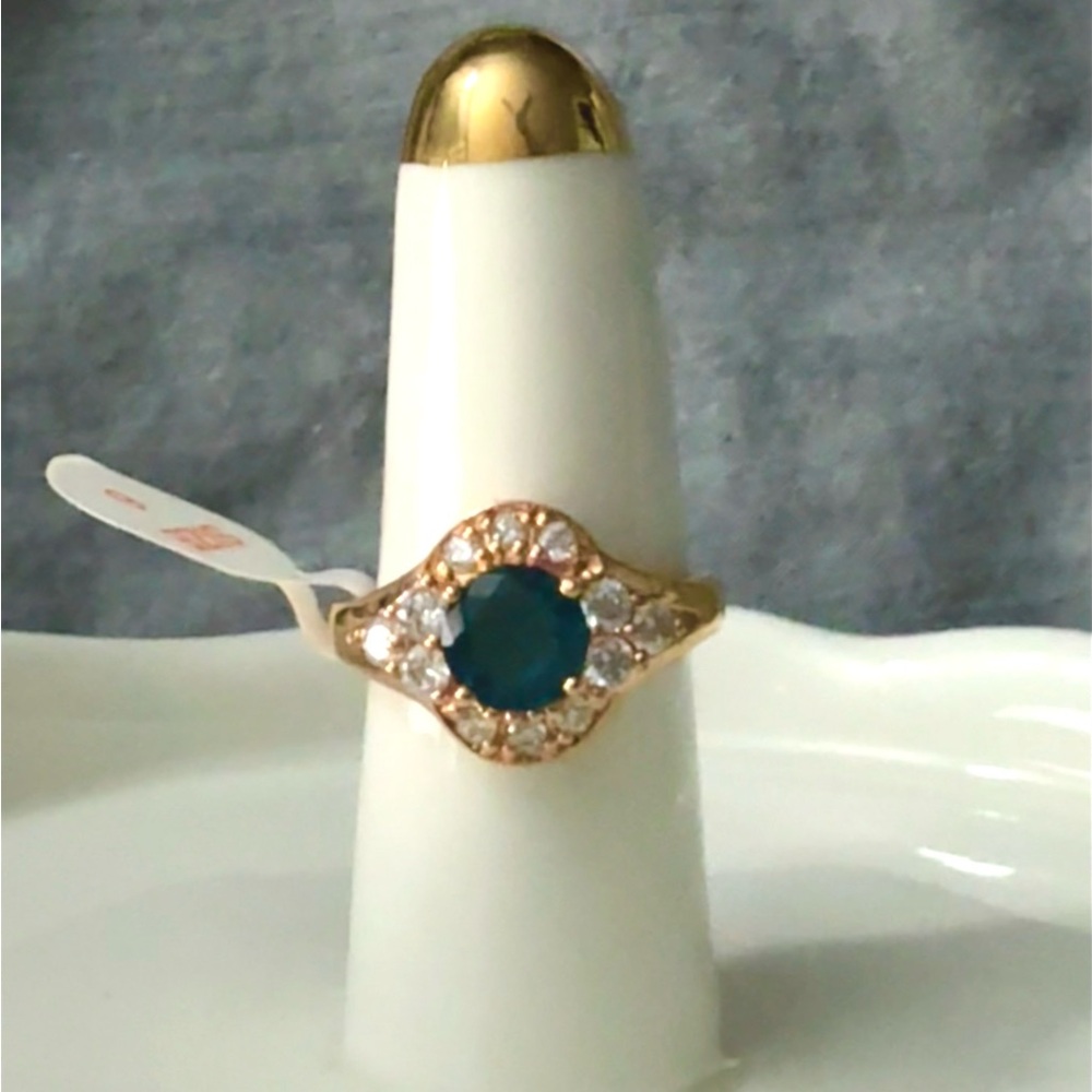 Bomb Party Blue Sapphire Ring Size 6